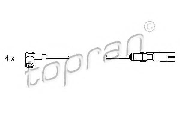 TOPRAN 108961 Комплект дротів запалення