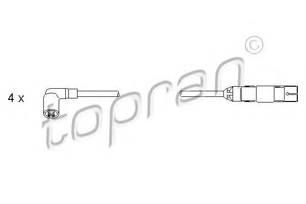 TOPRAN 108960 Комплект дротів запалення