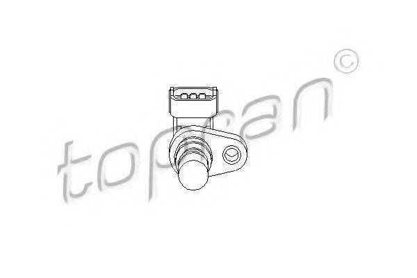 TOPRAN 206208 Датчик частоти обертання, керування двигуном