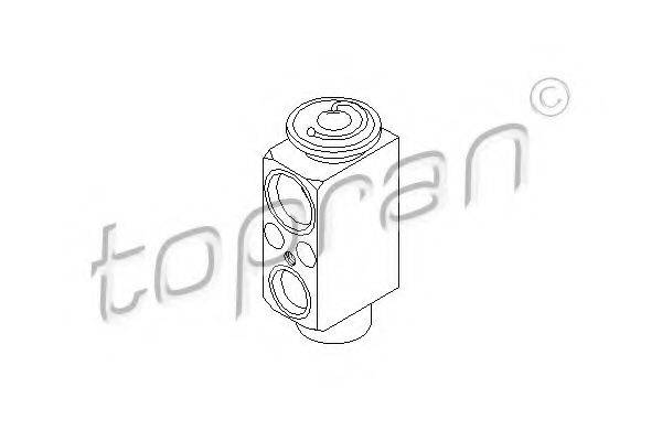 Розширювальний клапан, кондиціонер TOPRAN 501 545