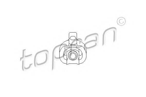 Кронштейн, глушник TOPRAN 700 618