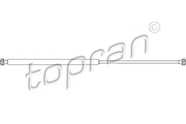 TOPRAN 501807 Газова пружина, капот