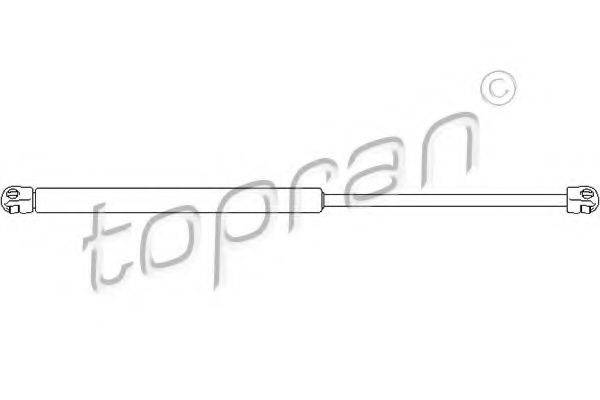 TOPRAN 501813 Газова пружина, кришка багажника