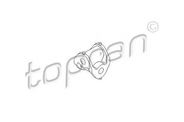 TOPRAN 207999 Кульова головка, система тяг та важелів