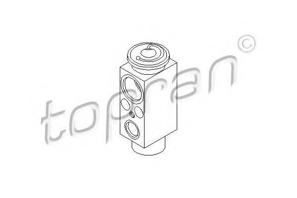 Розширювальний клапан, кондиціонер TOPRAN 407 785