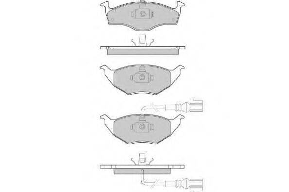 Комплект гальмівних колодок, дискове гальмо E.T.F. 12-1032