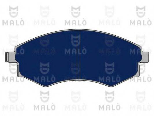 Комплект гальмівних колодок, дискове гальмо MALO 1050492