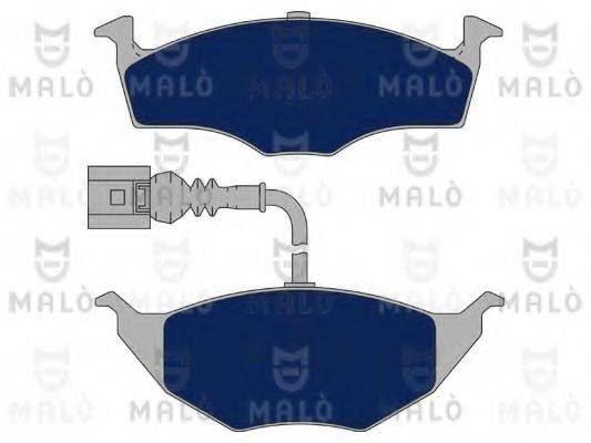 Комплект гальмівних колодок, дискове гальмо MALO 1050776