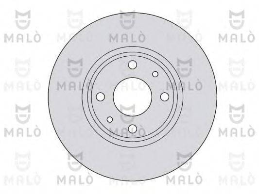 MALO 1110167 гальмівний диск