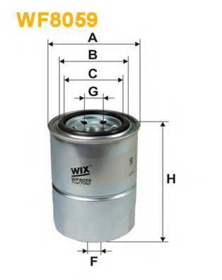 WIX FILTERS WF8059 Паливний фільтр