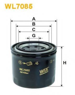 Масляний фільтр WIX FILTERS WL7085