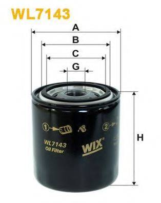 WIX FILTERS WL7143 Масляний фільтр
