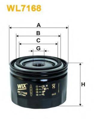 WIX FILTERS WL7168 Масляний фільтр
