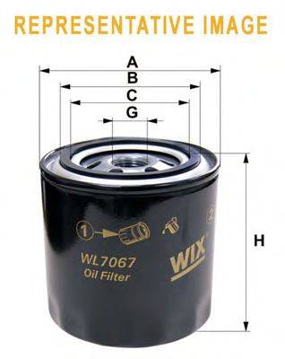 Масляний фільтр WIX FILTERS WL7516