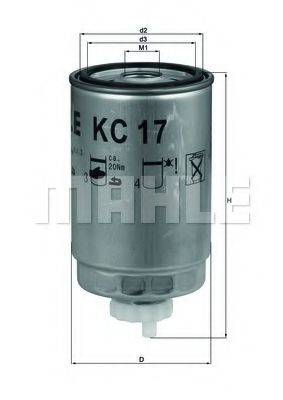 KNECHT KC17D Паливний фільтр