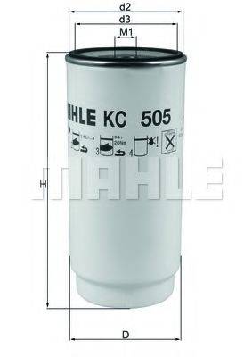 KNECHT KC505D Паливний фільтр