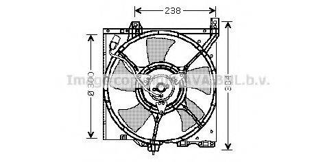 Вентилятор, охолодження двигуна PRASCO DN7501