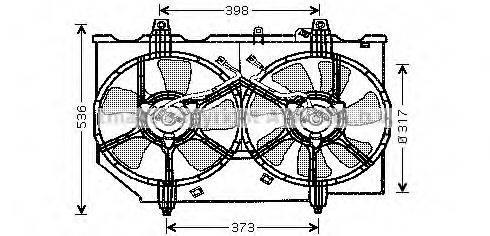 Вентилятор, охолодження двигуна PRASCO DN7513