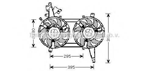 Вентилятор, охолодження двигуна PRASCO FT7542