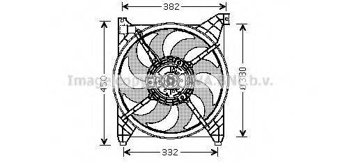 Вентилятор, охолодження двигуна PRASCO HY7505