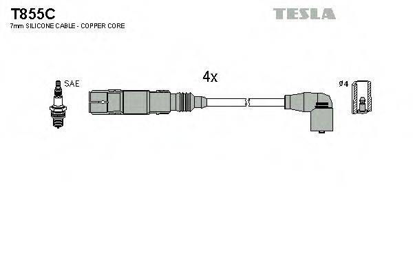 TESLA T855C Комплект дротів запалення