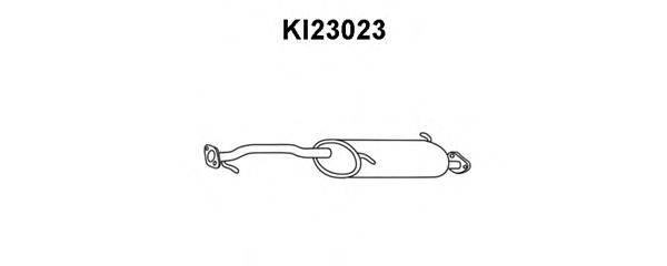 VENEPORTE KI23023 Передглушувач вихлопних газів