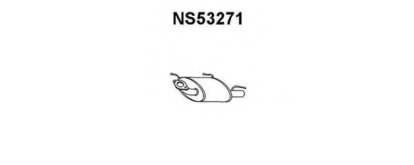 VENEPORTE NS53271 Глушник вихлопних газів кінцевий