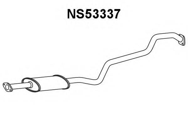 Середній глушник вихлопних газів VENEPORTE NS53337