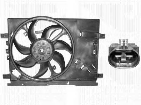 Вентилятор, охолодження двигуна VAN WEZEL 1624747