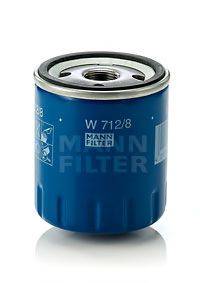 Масляний фільтр MANN-FILTER W 712/8