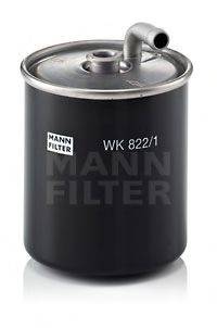 Паливний фільтр MANN-FILTER WK 822/1