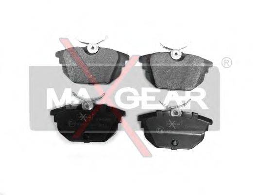 Комплект гальмівних колодок, дискове гальмо MAXGEAR 19-0426