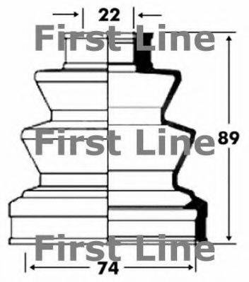 Пильовик, приводний вал FIRST LINE FCB2826
