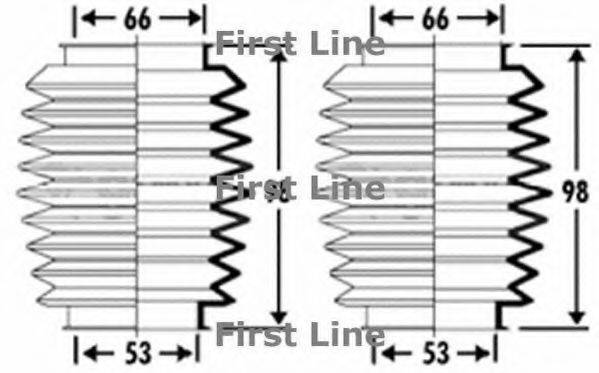 Пильовик, рульове управління FIRST LINE FSG3265