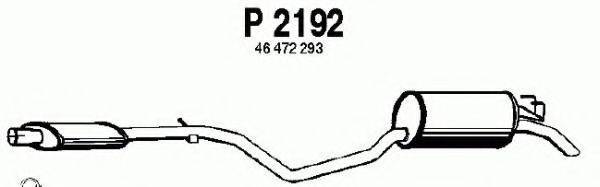 FENNO P2192 Глушник вихлопних газів кінцевий