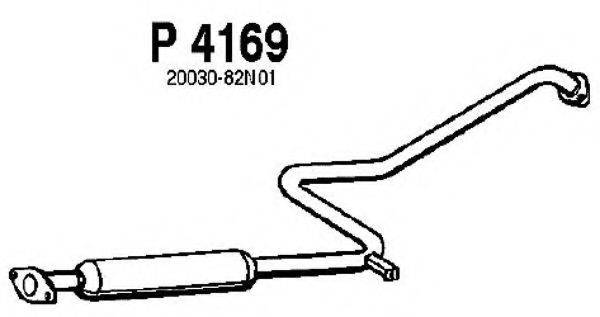 Середній глушник вихлопних газів FENNO P4169