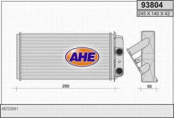 Теплообмінник, опалення салону AHE 93804