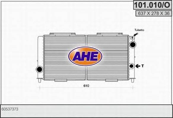 Радіатор, охолодження двигуна AHE 101.010/O