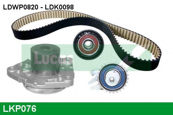 Водяний насос + комплект зубчастого ременя LUCAS ENGINE DRIVE LKP076