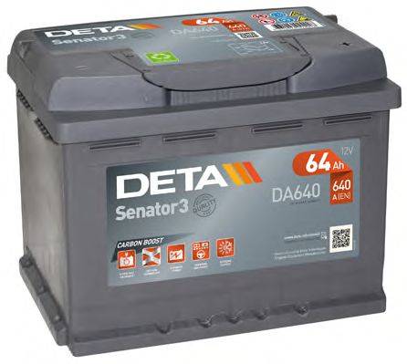 Стартерна акумуляторна батарея; Стартерна акумуляторна батарея DETA DA640