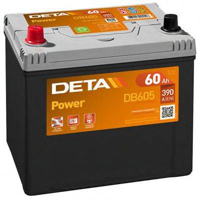 Стартерна акумуляторна батарея; Стартерна акумуляторна батарея DETA DB605