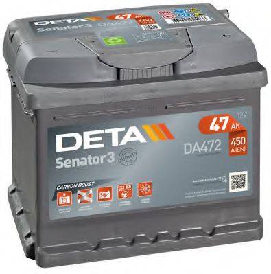 Стартерна акумуляторна батарея; Стартерна акумуляторна батарея DETA DA472