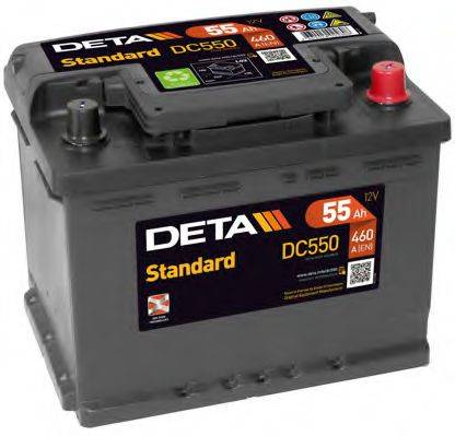 Стартерна акумуляторна батарея; Стартерна акумуляторна батарея DETA DC550