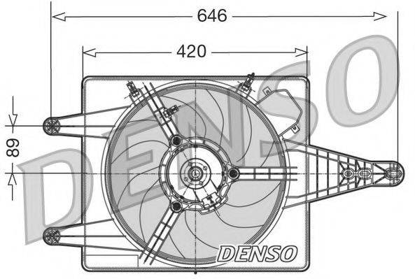 Вентилятор, охолодження двигуна NPS DER01010