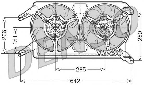 Вентилятор, охолодження двигуна NPS DER01012