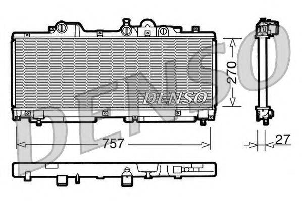 Радіатор, охолодження двигуна NPS DRM09091