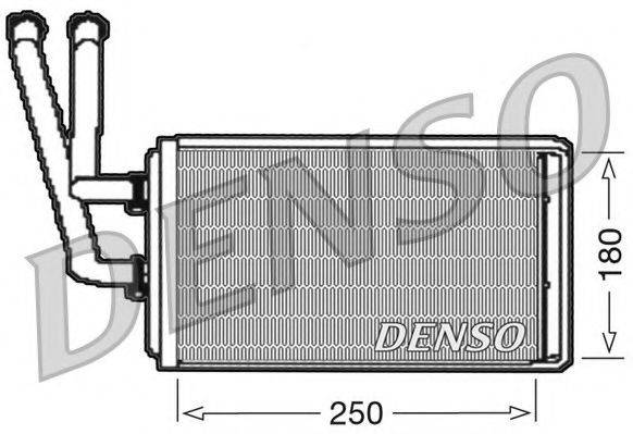 Теплообмінник, опалення салону NPS DRR09100