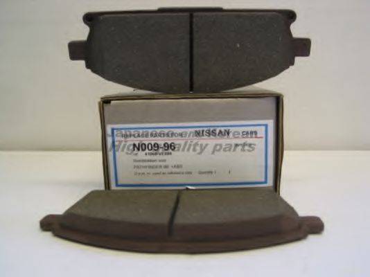 Комплект гальмівних колодок, дискове гальмо ASHUKI N009-96