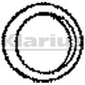 Кільце ущільнювача, труба вихлопного газу KLARIUS 410233