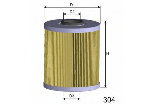 Паливний фільтр MISFAT F608